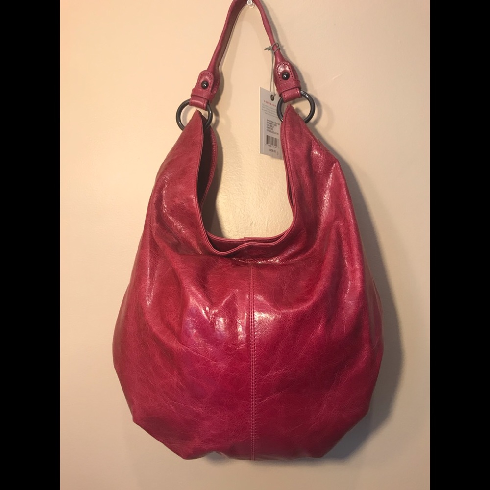 New HOBO Gardner shoulder bag Merlot vintage